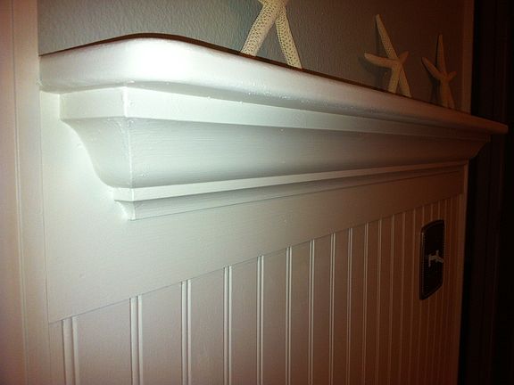 woodwork detail in guest room