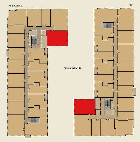 Floor plan 2 Bedroom 1 Bath Plan A Affordable