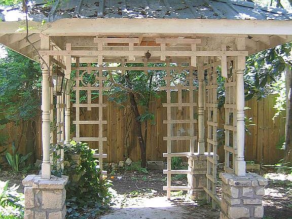 Gazebo in back yard  2003A