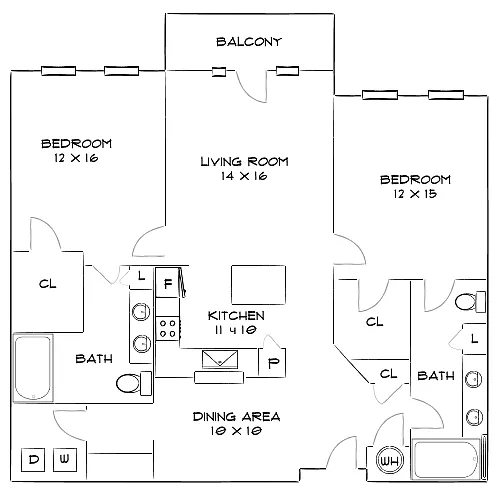 Floor plan Design 2B20
