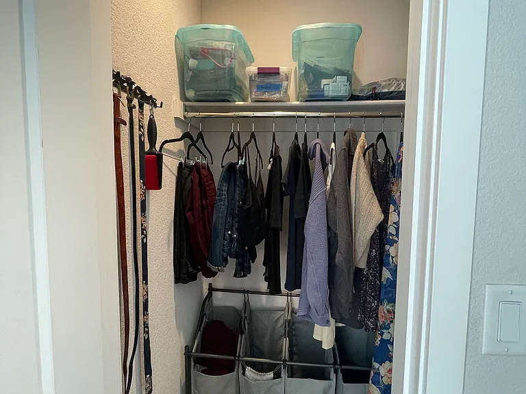Master bedroom closet