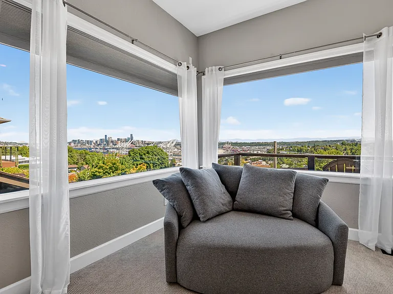 City views from bedroom