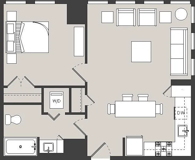A13 floor plan The Ludlow