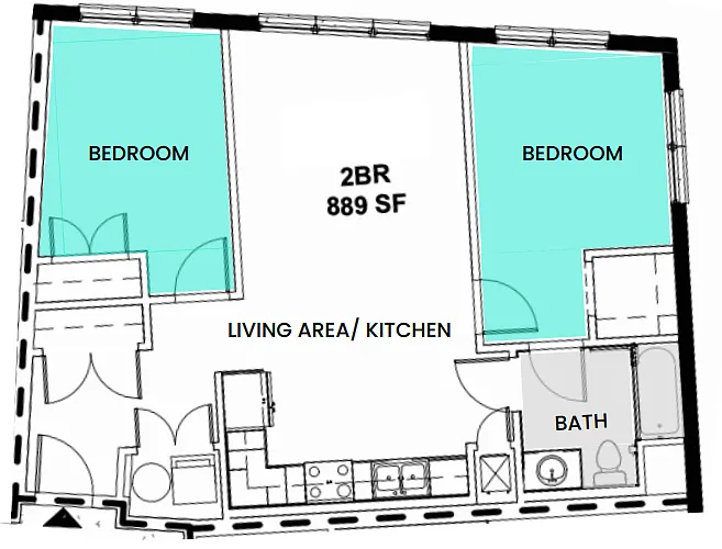 Floor plan B1B