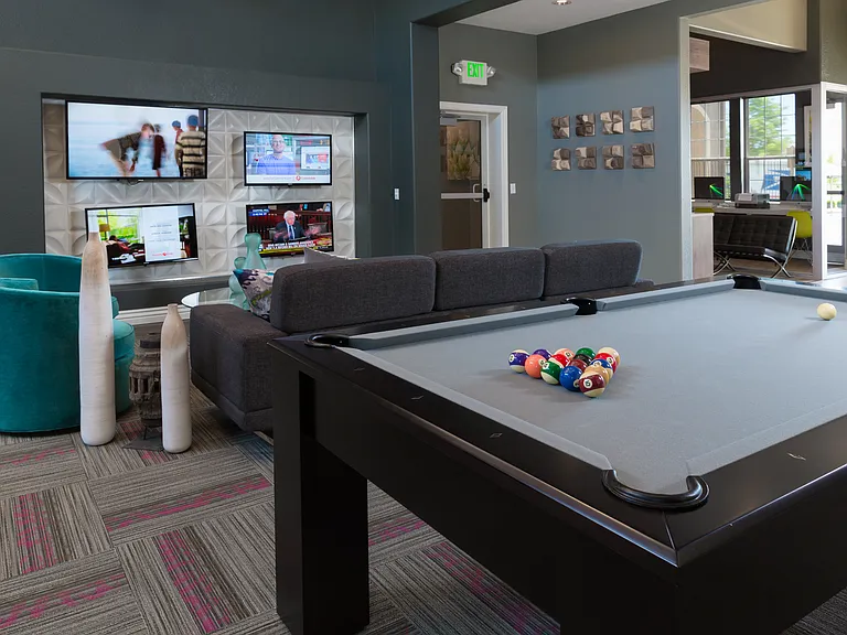 A stylish setting for downtime or get-togethers.