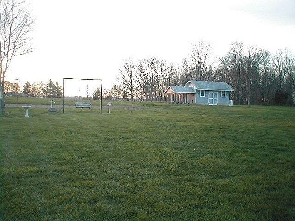 Backyard shed with water and electricity
