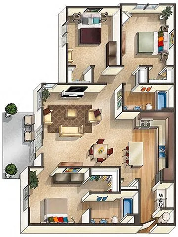 Floor plan Monarch
