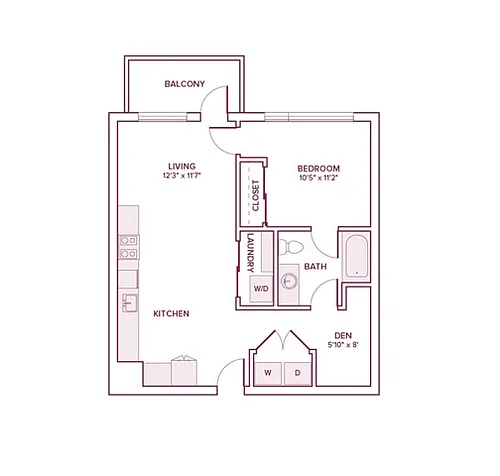 Floor plan A10D