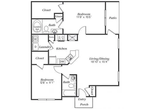 Floor plan Bradford