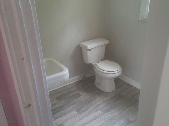 Bathroom has only shower no tub.