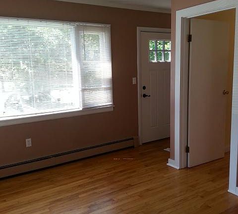 Front entrance into living room