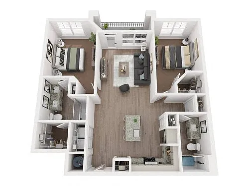 Floor plan B2