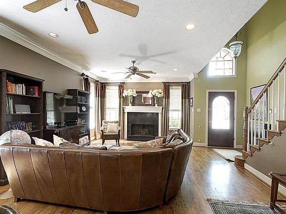 Living area. Hardwood floors throughout first floor.