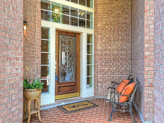 Welcoming covered front porch