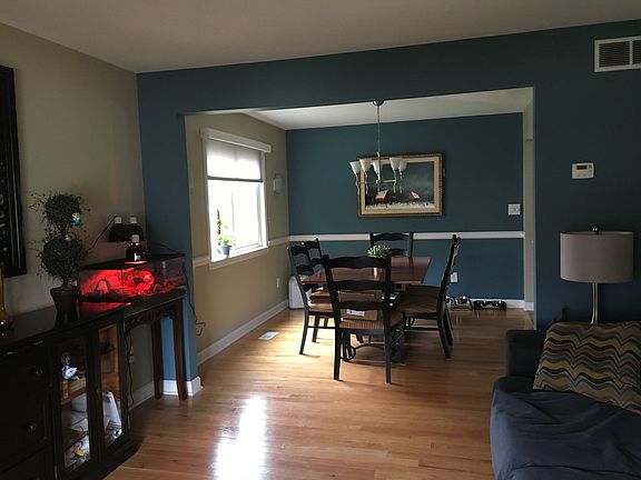 living room and dining room