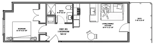 Floor plan 301