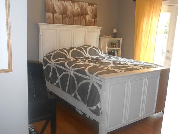 Back Middle Bedroom with French doors and 2 closets
