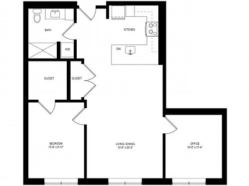 Floor plan A1B