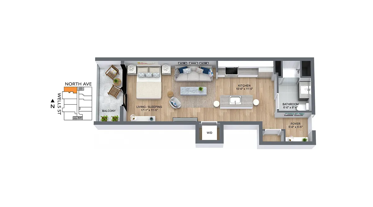 Floor plan 501