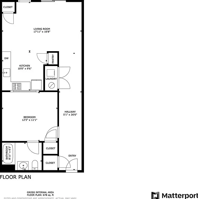 1 bed, 644 sqft, $1,795 — Photo 3