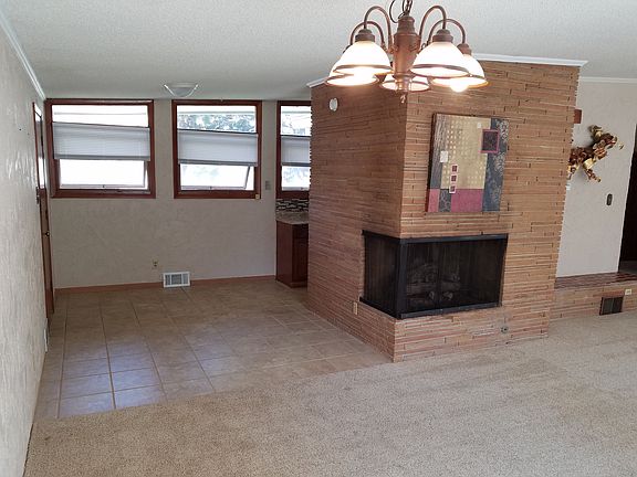 Dining Area w/ Gas Fireplace