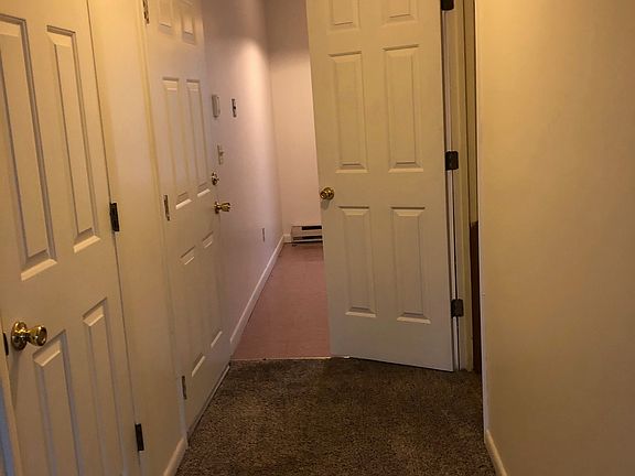 Hallway with closet