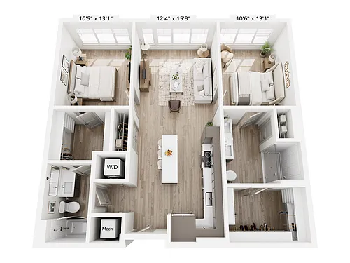 Floor plan B7