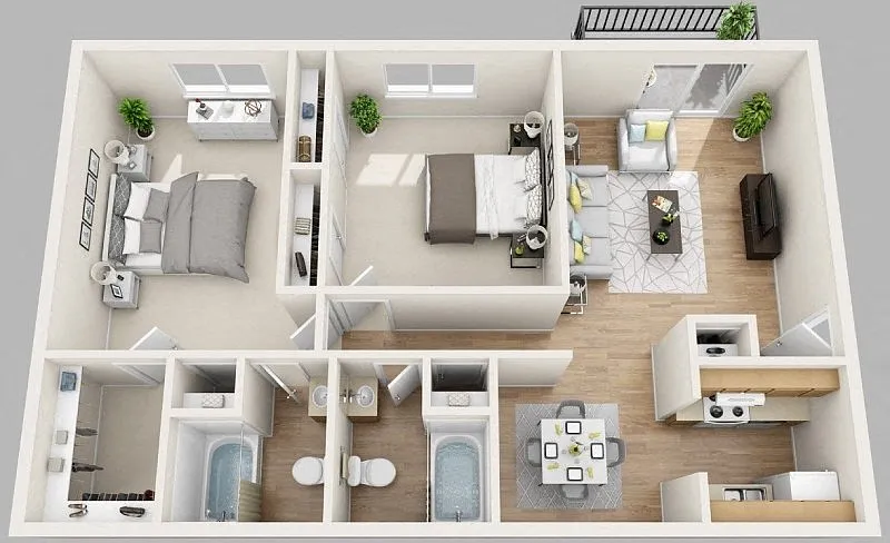 Floor plan Bayside