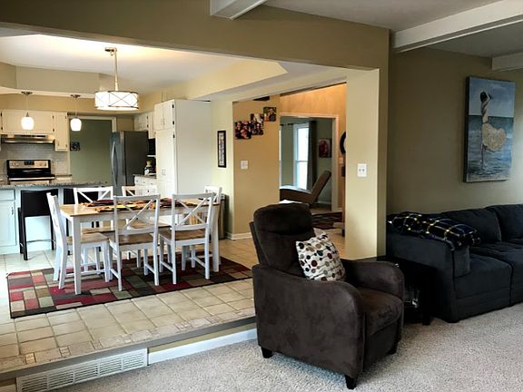 Family Room into Kitchen