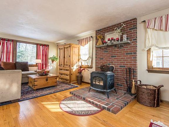 Living Room w/ Wood Stove