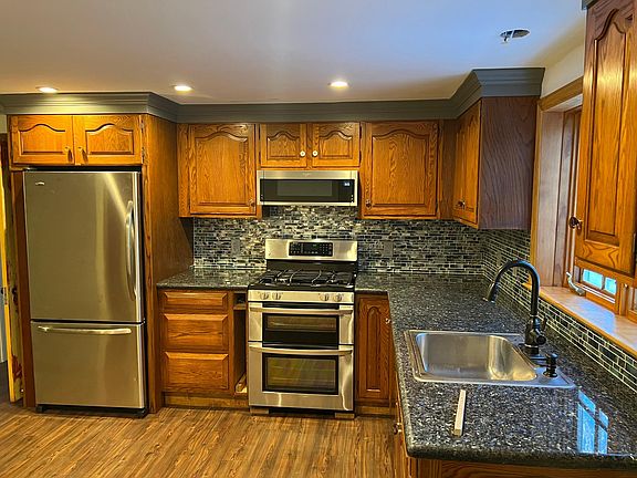 Open concept kitchen with plenty of storage