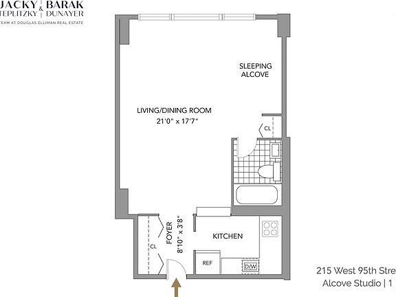 2nd image of 215 W 95th St APT 3N