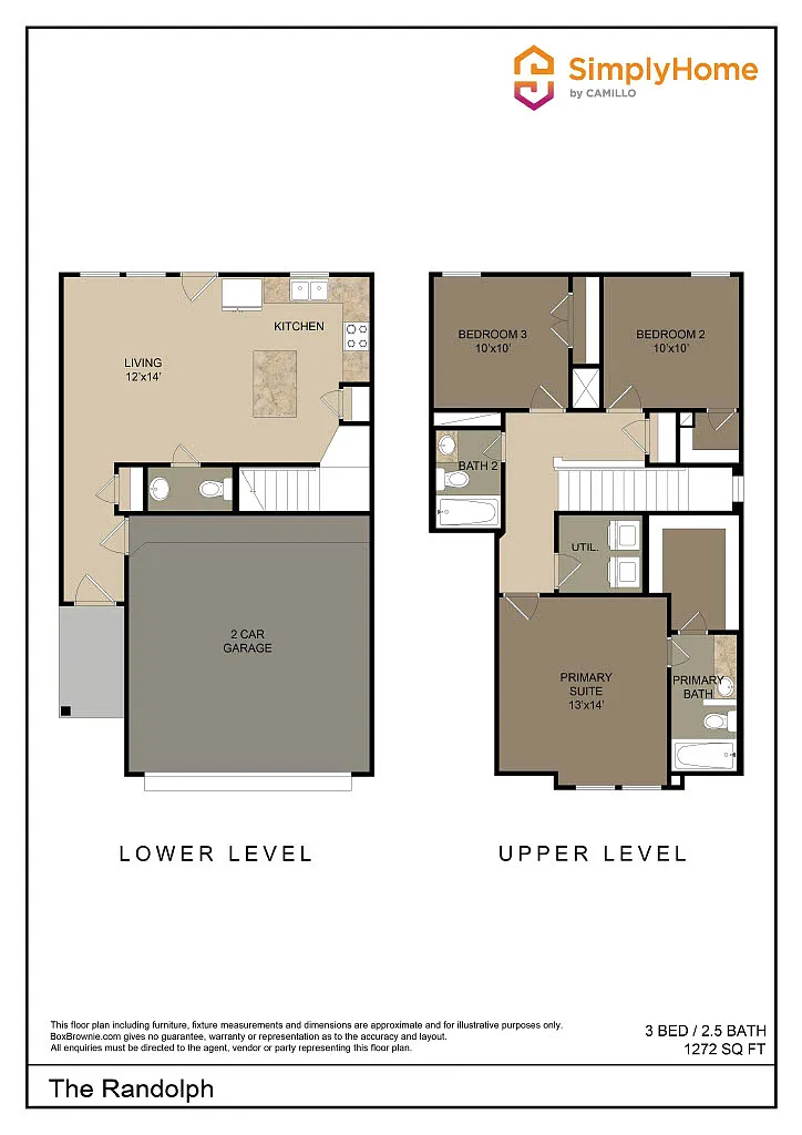 Randolph Floorplan Randolph Floorplan - 5102 Blue Rnch