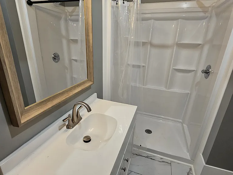 Brand new full bathroom