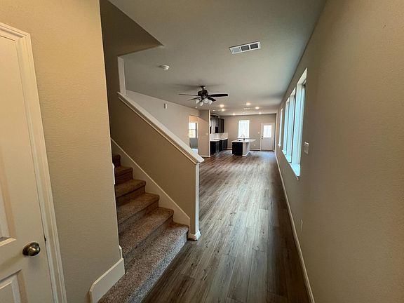 Construction progress - entryway into the open concept living space