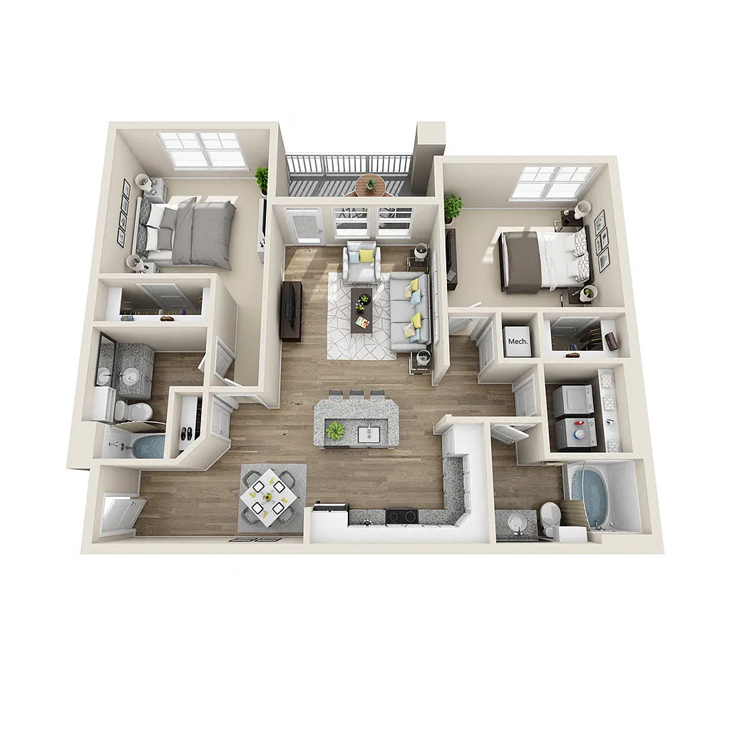 Floor plan B2A