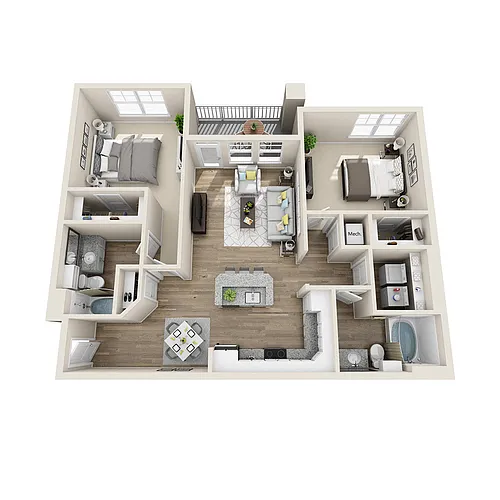 Floor plan B2A