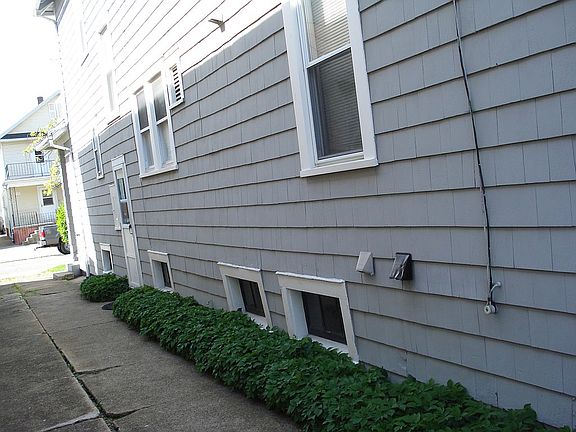 Driveway to private garages