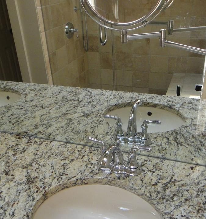 Bathroom sink.