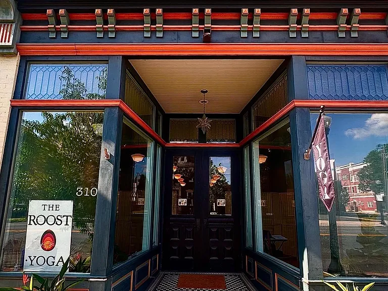 Commercial 1st FL tenant, The Roost Yoga, quiet building