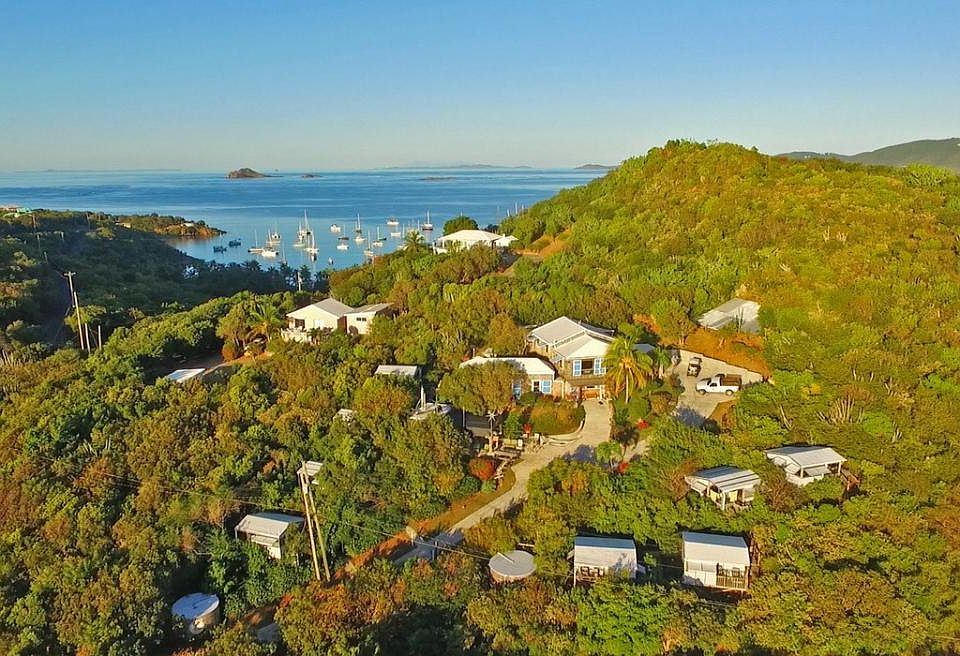 AERIAL VIEW OF THE CAMPGROUND
