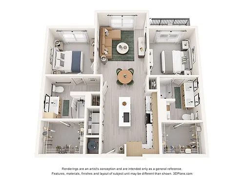 Floor plan B2 ANSI