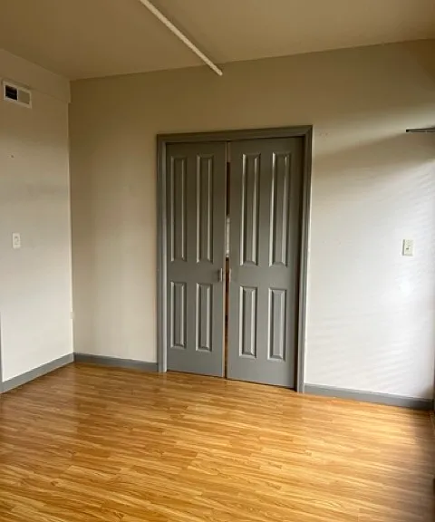 Doors to downstairs room