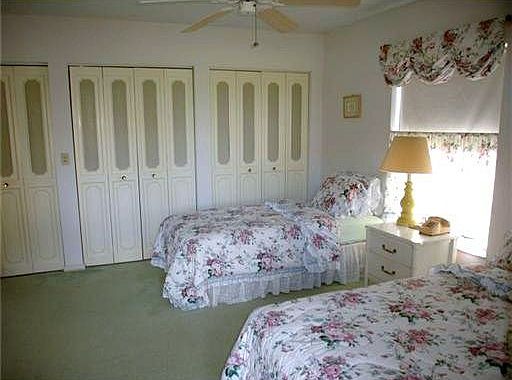 Master suite with private patio over looking the golf course
