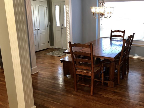 Large window in dining 