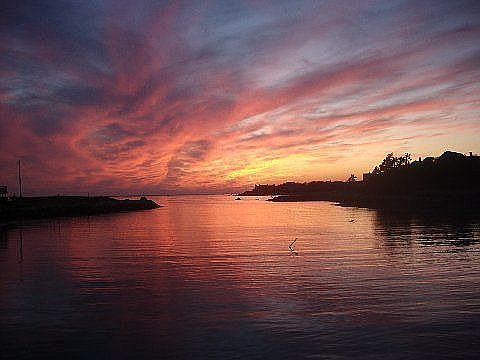 October sunset