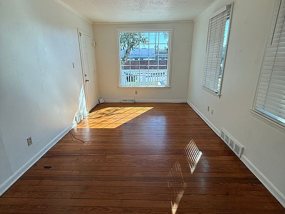 living room, with hard wood floors