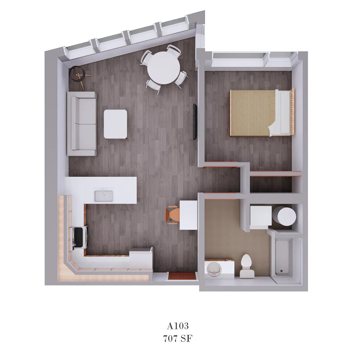 Floor plan A103