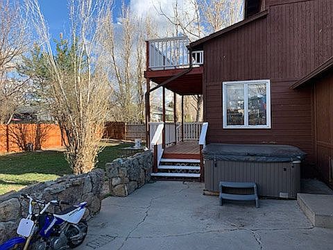Rear Patio with Hot Tub