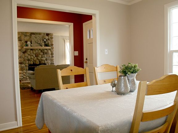 Formal Dining Room with Hardwood Floors